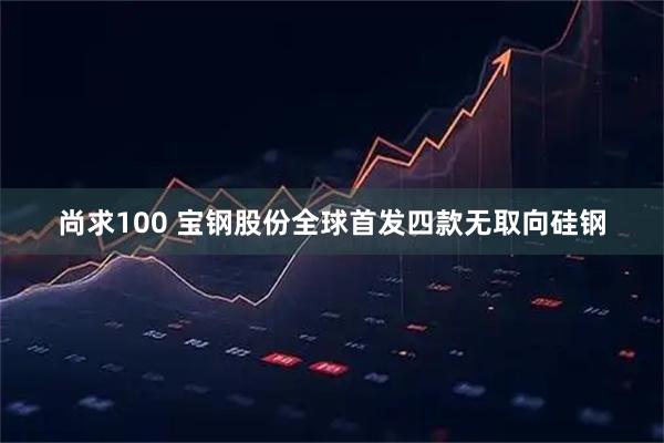 尚求100 宝钢股份全球首发四款无取向硅钢