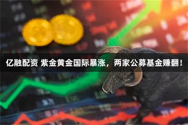 亿融配资 紫金黄金国际暴涨，两家公募基金赚翻！