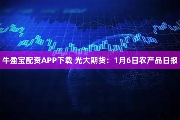 牛盈宝配资APP下载 光大期货：1月6日农产品日报
